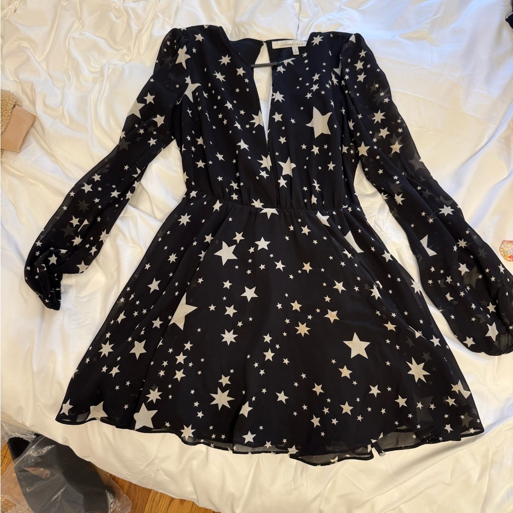 Lovers + Friends dress with openings in front and back